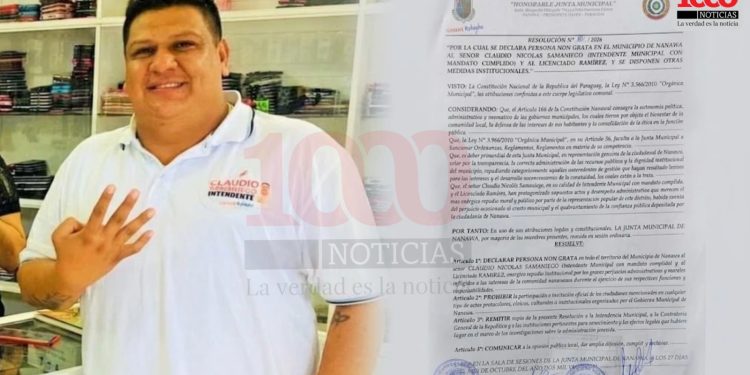 Nanawa declara “persona non grata” a exintendente colorado y a su colaborador