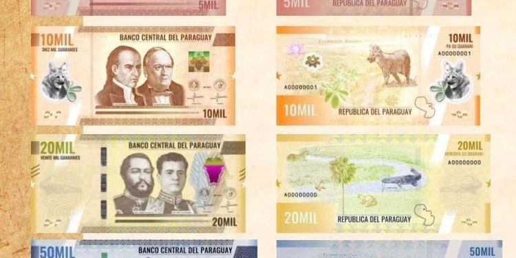 El Guaraní cumple 83 años como moneda nacional y estrena nueva familia de billetes