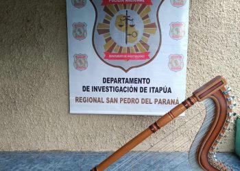 Recuperan en Encarnación un arpa valuada en G. 100 millones, robada en 2022