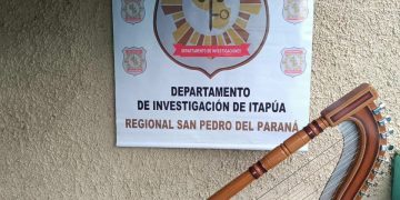 Recuperan en Encarnación un arpa valuada en G. 100 millones, robada en 2022