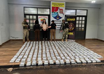 SENAD incauta 261 kilos de cocaína ocultos en un camión que iba a Brasil