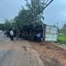 Camión de gran porte vuelca sobre la Ruta PY08 en Guayaibi