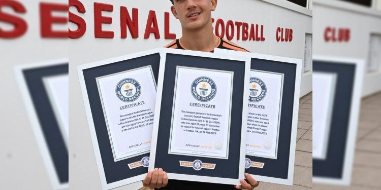 Una joven promesa del Arsenal consigue tres récords Guinness antes de cumplir 17 años