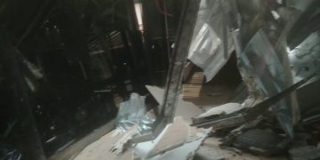 Desprendimiento en la Cámara de Diputados causa daños materiales y restringen zona afectada