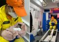 Una nueva vida llegó con la ayuda de los bomberos amarillos de Capiatá