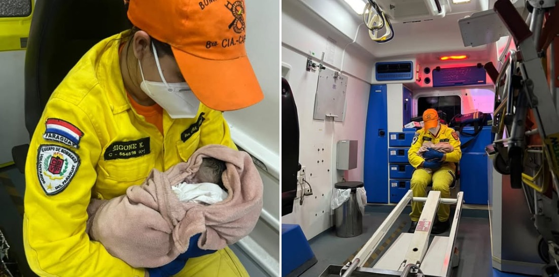 Imagen de la cobertura: Una nueva vida llegó con la ayuda de los bomberos amarillos de Capiatá