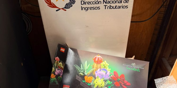DNIT detecta presunta marihuana en caja de juguetes en el Aeropuerto Silvio Pettirossi