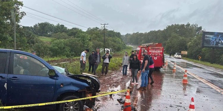 Choque frontal deja un fallecido y cuatro heridos en Itakyry