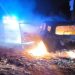 Quemaron otra camioneta en PJC, cerca del lugar donde hallaron un cadáver