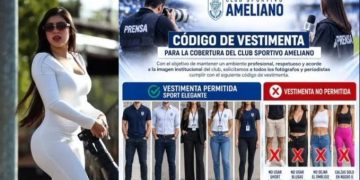 Jefa de prensa del Ameliano pidió disculpas tras polémica por «código de vestimenta»