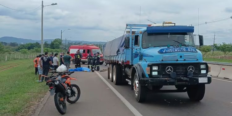 Motociclista fallece en un accidente sobre la ruta PY02 en Caacupé