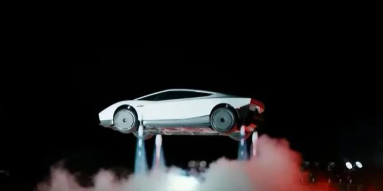 Elon Musk muestra las primeras maniobras del auto volador de Tesla