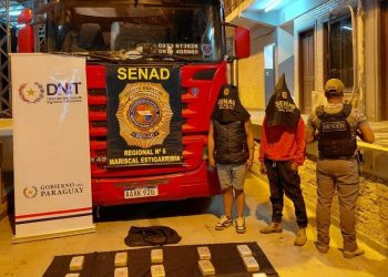 SENAD desbarató una carga de droga oculta entre cueros