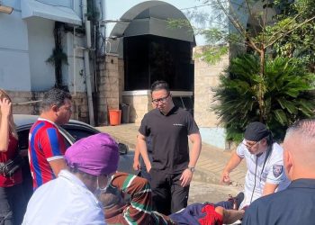Un policía resultó herido tras un disparo accidental