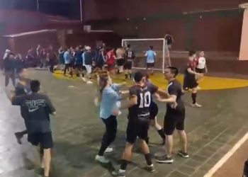 Torneo de fútbol en una capilla de Lambaré termina a balazos, con un herido y un detenido